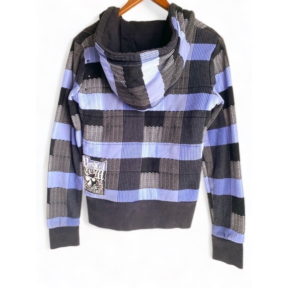 VOLCOM Ashes Plaid Zip Jacket Women’s - Picture 2 of 5